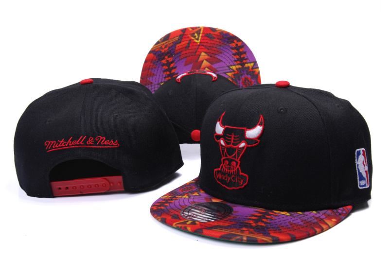 NBA Chicago Bulls M&N Snapback Hat id19